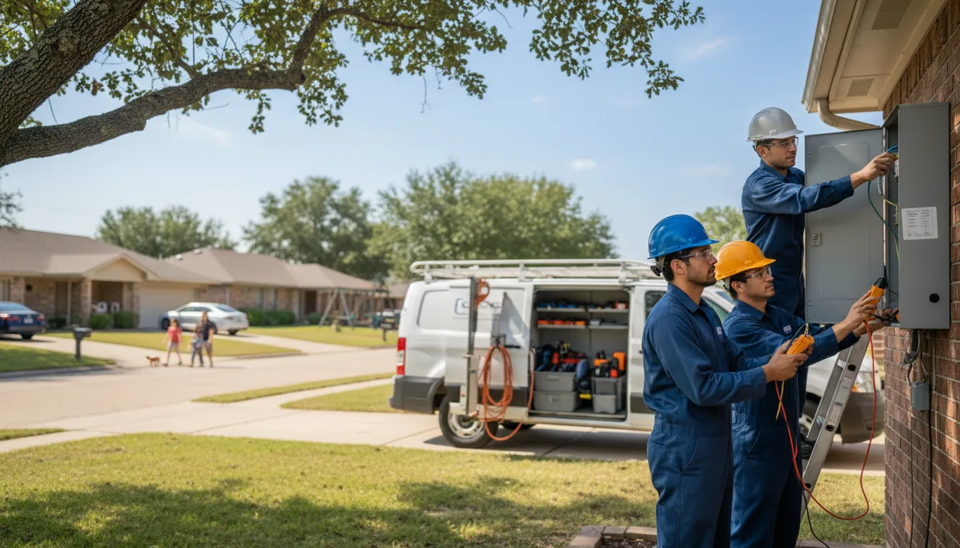 Certified electrician providing emergency electrical services in West Fargo, ND
